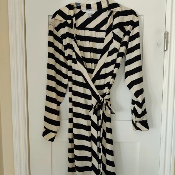 Diane von Furstenberg Silk Wrap Dress - Picture 1 of 3